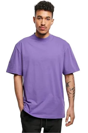 Urban classics Herren T-Shirt Tall Tee, Oversized T-Shirt für Männer, Baumwolle, gerippter Rundhals, , L