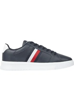 Tommy Hilfiger Herren Cupsole Sneaker Schuhe, Blau (Desert Sky), 42 EU