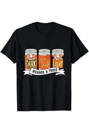 The Simpsons Duff Beer Trio Menage A Trois T-Shirt