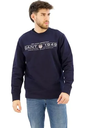 GANT Herren Graphic C-Neck Sweat Sweatshirt, , XXXXL
