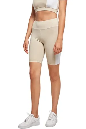 Urban classics Damen TB5021-Ladies Color Block Cycle Yoga-Shorts, , 4XL