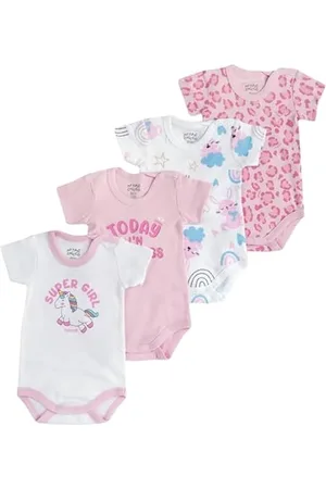 chicco Set Kurzarm Bodys aus Baumwolle, Body Baby - Unisex, , 15 monate (pack of 4)