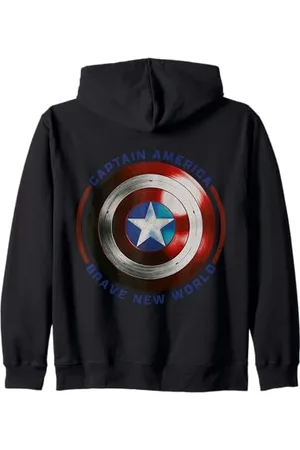Marvel Captain America Brave New World Shield Kapuzenjacke