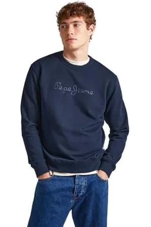 Pepe Jeans Herren Joe Crew Sweatshirt, Blau (Dulwich Blue), S