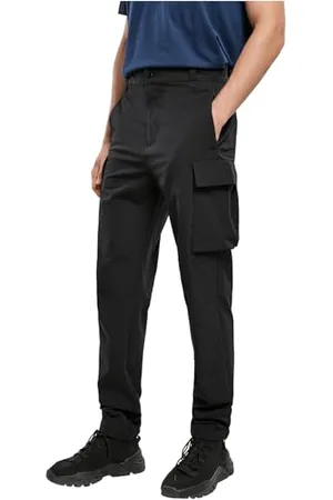 Urban classics Herren Commuter Pants Hose, Black, 34W