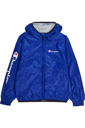 Champion Unisex Kinder Legacy Outdoor K-Light Wr Small Script Logo Hooded Jacke, , 7-8 Jahre