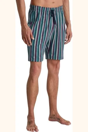 Calida RMX Sleep Bermudas Herren, mit Seitentaschen, aus 100% Baumwolle