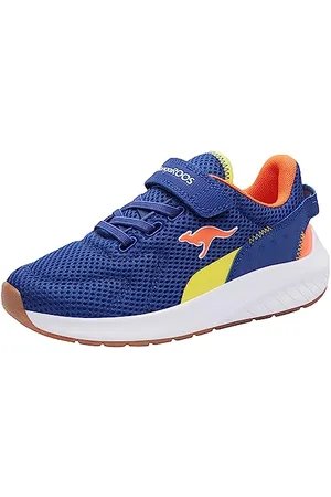 KangaROOS Unisex Kinder K-fort Jag Ev Sneaker, Blau Orange, 31 EU