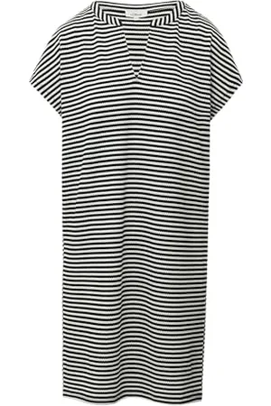 QS by s.Oliver Gestreiftes Kurzkleid aus Jacquard im Relaxed Fit 38
