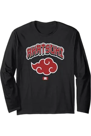 Naruto Shippuden Akatsuki-Bogen mit Wolke Langarmshirt