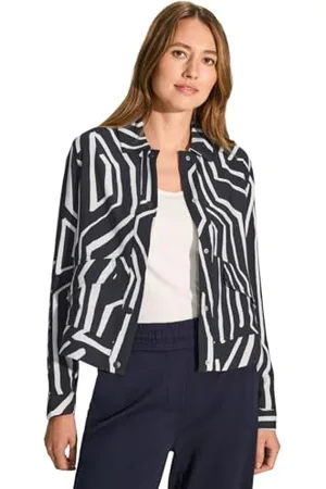 CECIL Damen B212199 Kurze Jacke mit Print, , XXL