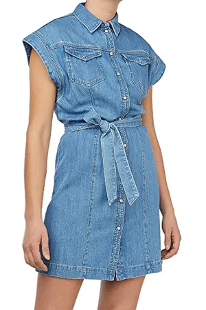 Pepe Jeans Damen Clover Denim-Kleid, , S