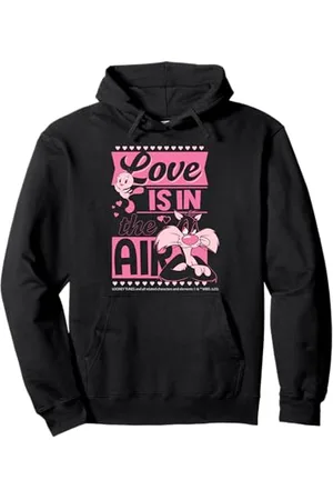 LOONEY TUNES Liebe ist in der Luft Netter Cartoon-Liebesspaß Pullover Hoodie