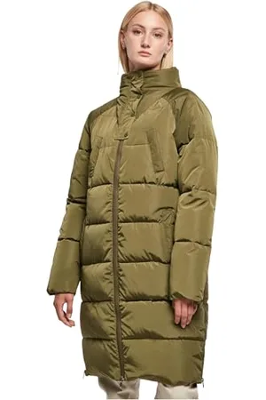 Urban classics Damen TB5435-Ladies High Neck Puffer Coat Jacke, , M