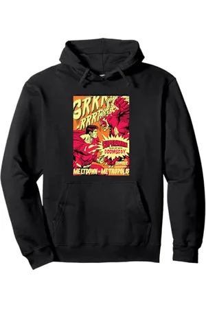 DC Comics Originals Superman Face Off With Doomsday Pullover Hoodie