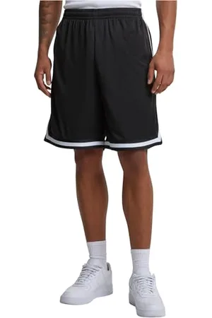 Urban classics Herren Shorts Stripes Mesh Shorts, lässige Mesh Shorts für Männer, Straight leg, , 4XL