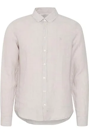 Casual Friday CFAnton Herren Freizeithemd Hemd Basic Leinenhemd Button-Down-Kragen Regular Fit, Größe:XXL, Farbe: