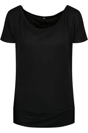 Build Your Brand Damen By040bd-ladies Viscose Tee T-Shirt, , M EU