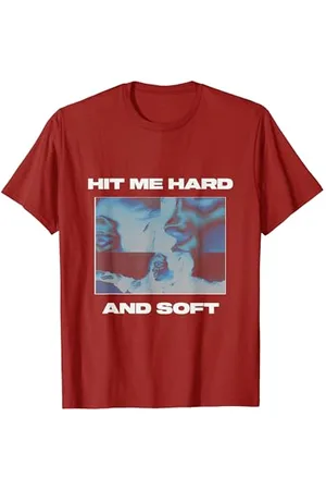 Billie Eilish Hit Me Hard and Soft Inverted Red T-Shirt