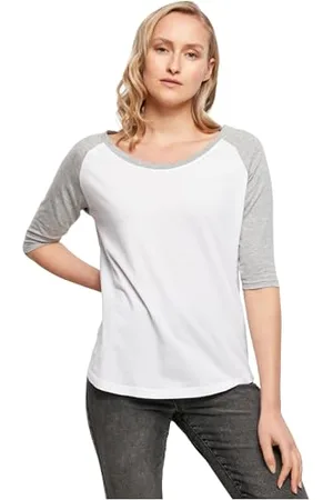Build Your Brand Damen BY022-Ladies 3/4 Contrast Raglan Tee T-Shirt, , L