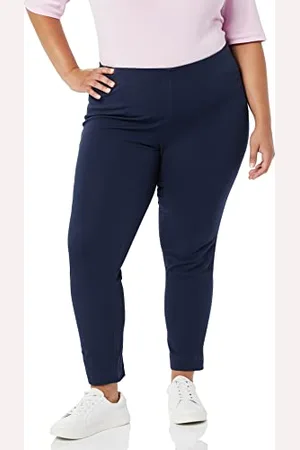 Amazon Damen Knöchelhose mit Bi-Stretch und seitlichem Reißverschluss in schmaler Passform, , 40