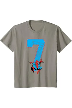 Marvel Kinder Spider-Man 7 Geburtstag T-Shirt