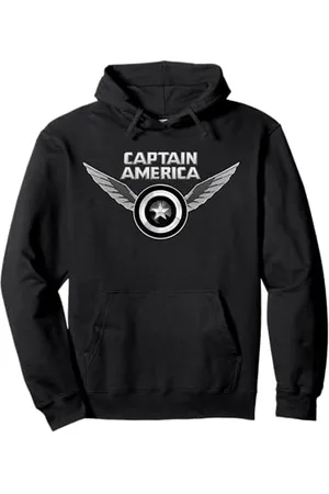 Marvel Captain America Brave New World Shield with Wings Pullover Hoodie