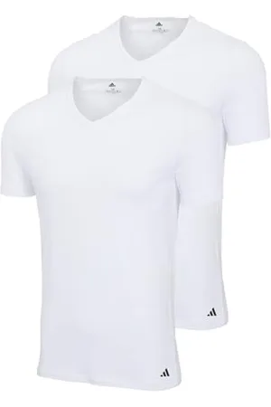 adidas Herren Unterwäsche V Neck Shirt (2PK) - Active Flex Cotton