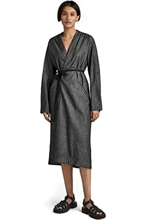 G-Star RAW Damen Wrap Kleid, , L