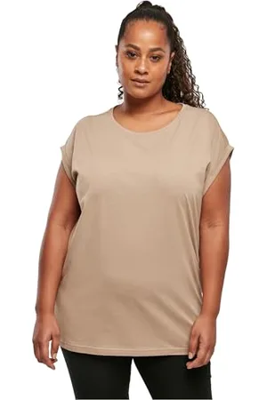 Urban classics Damen Ladies Extended Shoulder Tee T-Shirt, , L EU