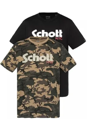 Schott NYC Herren Tspklogo T-Shirt, , XL