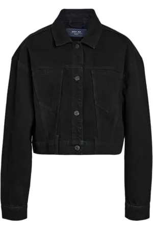 Noisy May Damen Nmronja L/S Crop DNM Jacket Vi514Bl Noos, , m