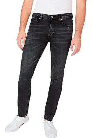 Pepe Jeans Herren Hatch Regular Jeans, Schwarz (Denim-t44), 38W / 34L