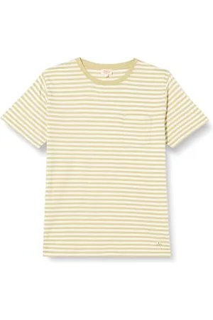 Armor.lux Herren Kurzärmeliges Heritage T-Shirt, Olivgrün/Natur, S