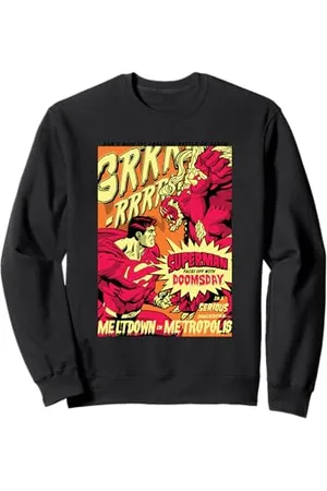 DC Comics Originals Superman Face Off With Doomsday Sweatshirt