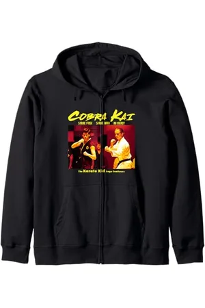 Cobra Kai Die Saga setzt Poster fort Kapuzenjacke