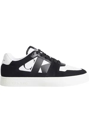 Calvin Klein Herren Cupsole Sneaker Classic Heritage Schuhe, Schwarz (Black/Bright White), 44