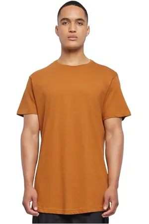 Urban classics Herren Shaped Long Tee T-Shirt, Braun ( 786), S