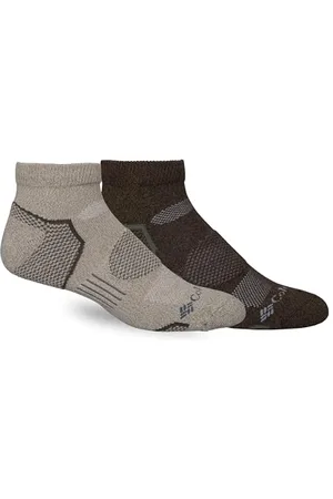 Columbia Herren 2 Pack Balance Point Walking Low Cut Socks Wandersocken, , 37.5-46 EU (2er Pack)