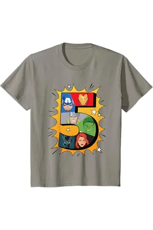 Marvel Kinder Comics 5 Geburtstag T-Shirt