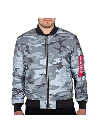 Alpha Industries Herren MA-1 VF 59 Reflective Bomberjacke, , 3XL