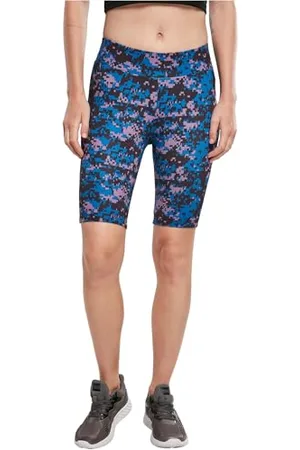 Urban classics Damen Ladies High Waist Tech Cycle Yoga-Shorts, , 5XL