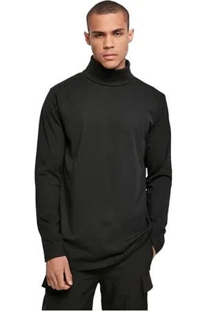 Build Your Brand Herren Turtle Neck Ls T-Shirt, , XXL
