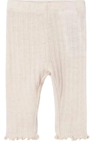 NAME IT Nbfwossa Wool/Silk Rib Legging