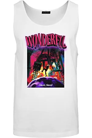 Mister Tee Herren Wonderful Tee Tank Top M White