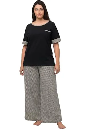 Ulla Popken Damen Pyjamaset, , 46-48 EU