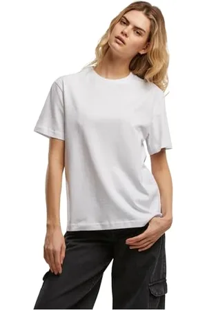 Build Your Brand Damen BY211-Ladies Everyday Tee T-Shirt, White, XS