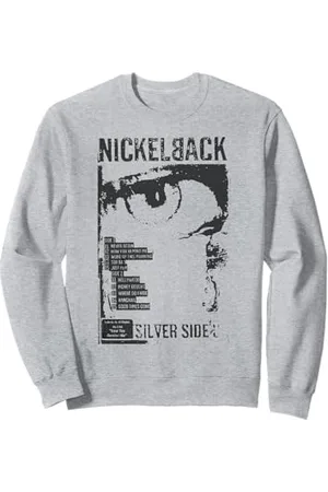 Nickelback Seite aus aus Silber Sweatshirt