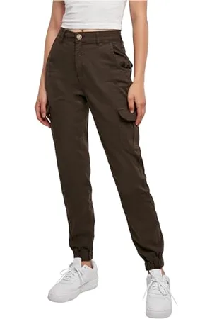 Urban classics Damen Ladies High Waist Cargo Pants Hose, , 26