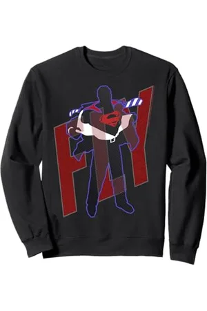 DC Comics Originals Superman Icon Schablone Fly Epic Super Hero Retro Cool Pop Art Sweatshirt